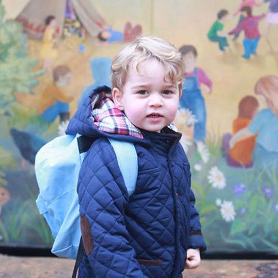 เจ้าชาย George Starts His First Day of Nursery School