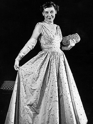मैमी Eisenhower, Nettie Rosenstein, 1953, Inaugural Gown
