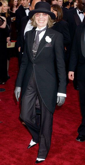 ไดแอน Keaton - Most Outrageous Oscars Looks - Ralph Lauren