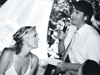 งานแต่งงาน Day Details: Rebecca Romijn & Jerry O'Connell