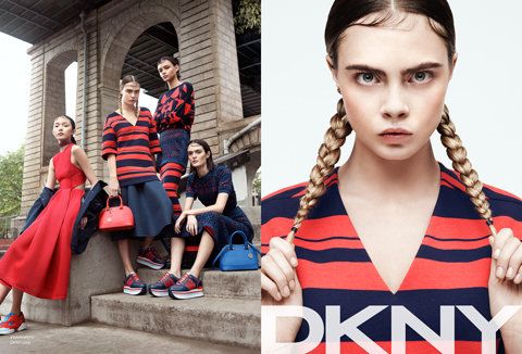 कारा Delevingne for DKNY Spring 2015