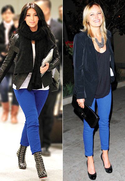 नीला Skinny Jeans - Kim Kardashian - Malin Akerman