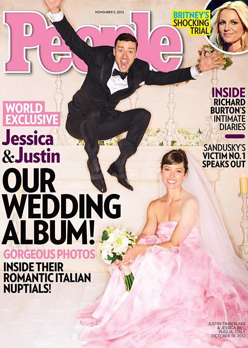 ชื่อเสียง Wedding Photos - Jessica Biel and Justin Timberlake