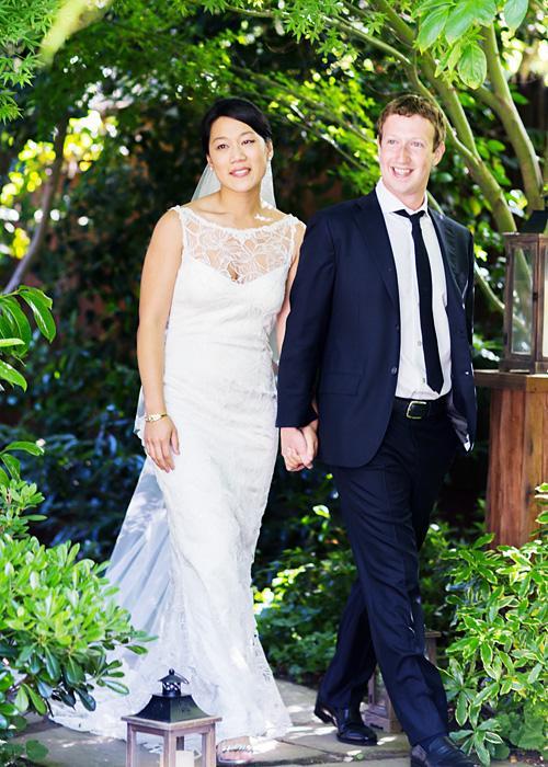 ชื่อเสียง Wedding Photos - Priscilla Chan and Mark Zuckerberg