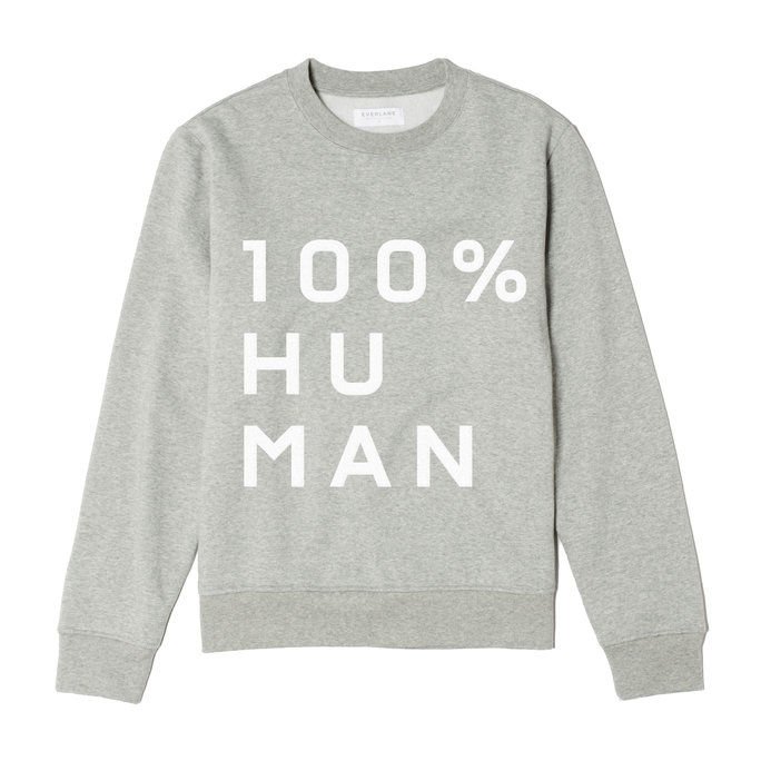 Everlane Human Sweatshirt in Gray 