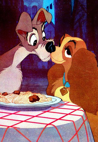 आइकॉनिक Kisses - Lady and the Tramp - Disney