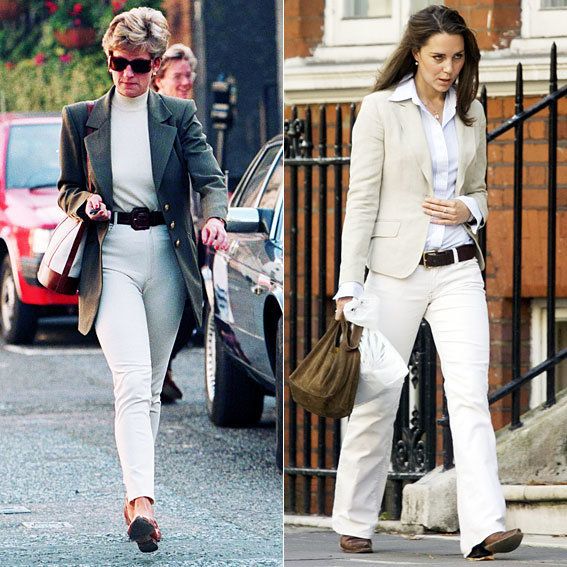 เจ้าหญิง Diana and Kate Middleton's Similar Style