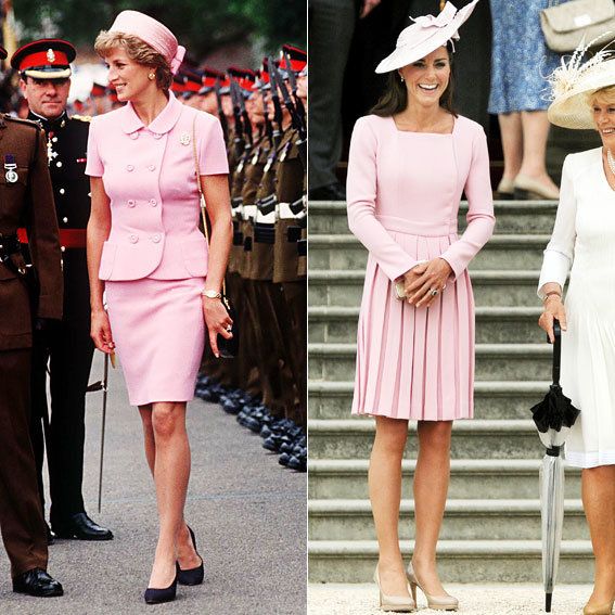 राजकुमारी Diana and Kate Middleton's Similar Style