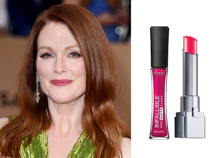 जूलिएन Moore Pink Lipstick at the 2016 SAG Awards
