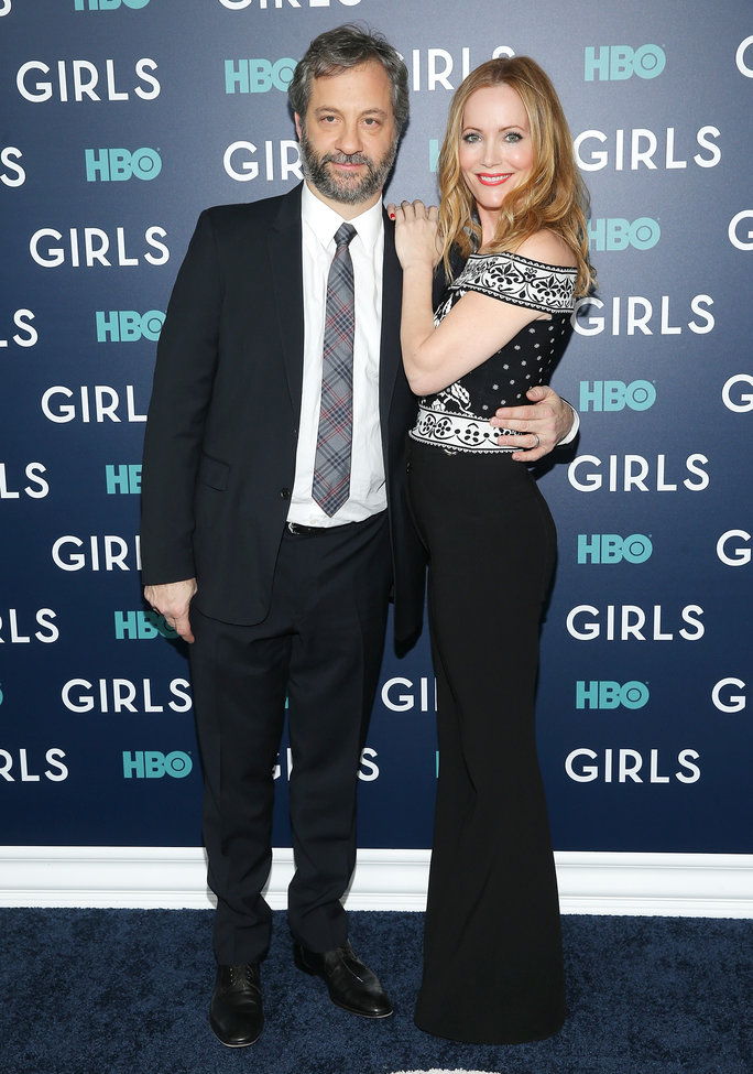 जड Apatow and Leslie Mann