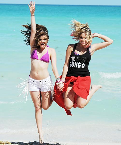 2012 Bikinis - Lucy Hale and Ashley Benson