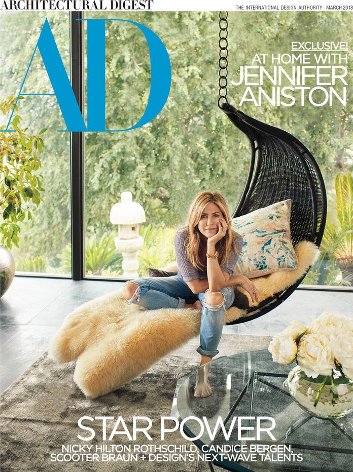 जेनिफर Aniston Home Architectural Digest