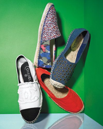 वसंत Accessories - Springs Cutest Shoes -Flat Espadrilles - Chanel
