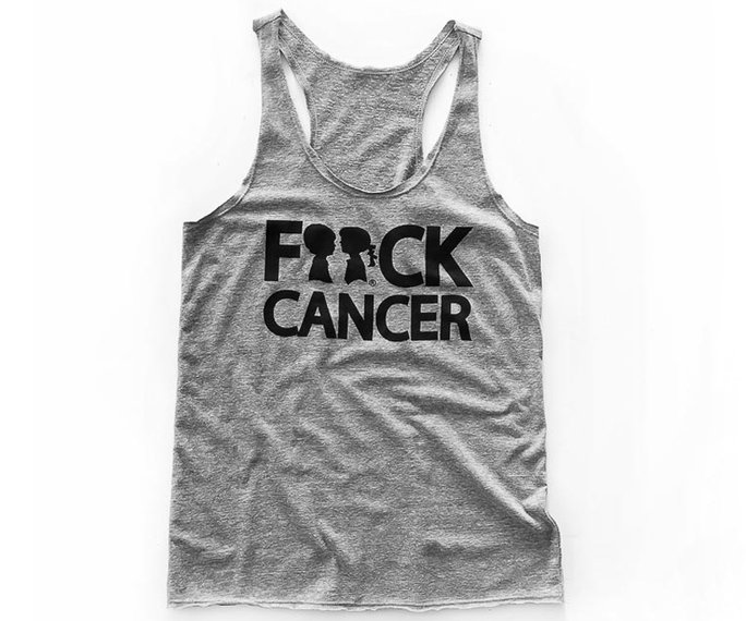 लड़का Meets Girl “F**k Cancer” Tank Top 