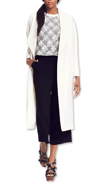 किस तरह to Wear the New Shapes - Cropped Pants: With a Long Jacket