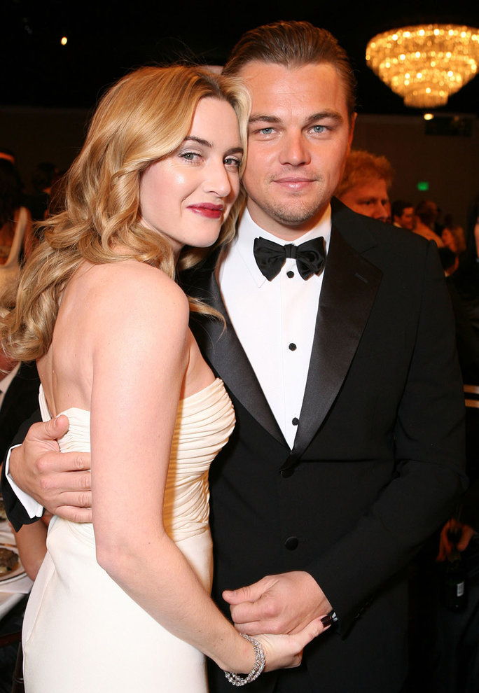 เคท and Leo at the 2007 Golden Globes