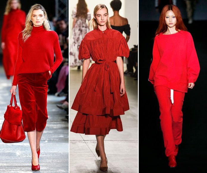  Best red looks from the Fall 2017 season