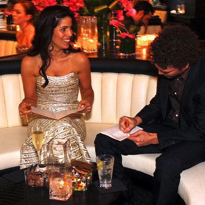 एना Ortiz in Angel Sanchez, 2008 Academy Awards, In Style Oscar Viewing Party