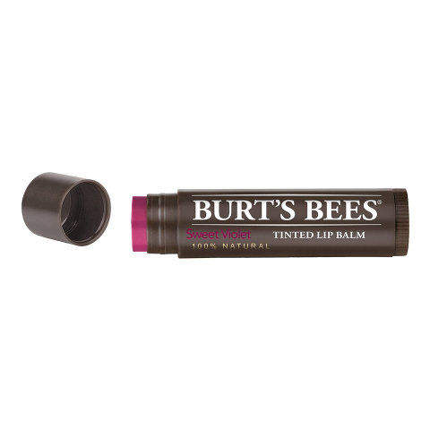 बर्ट के Bees Tinted Lip Balm in Sweet Violet