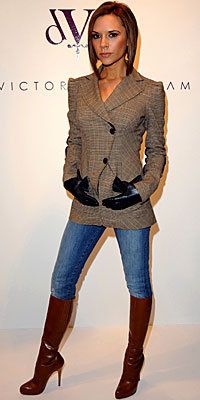 विक्टोरिया Beckham, DVB, jeans, celebrity designer, celebrity style
