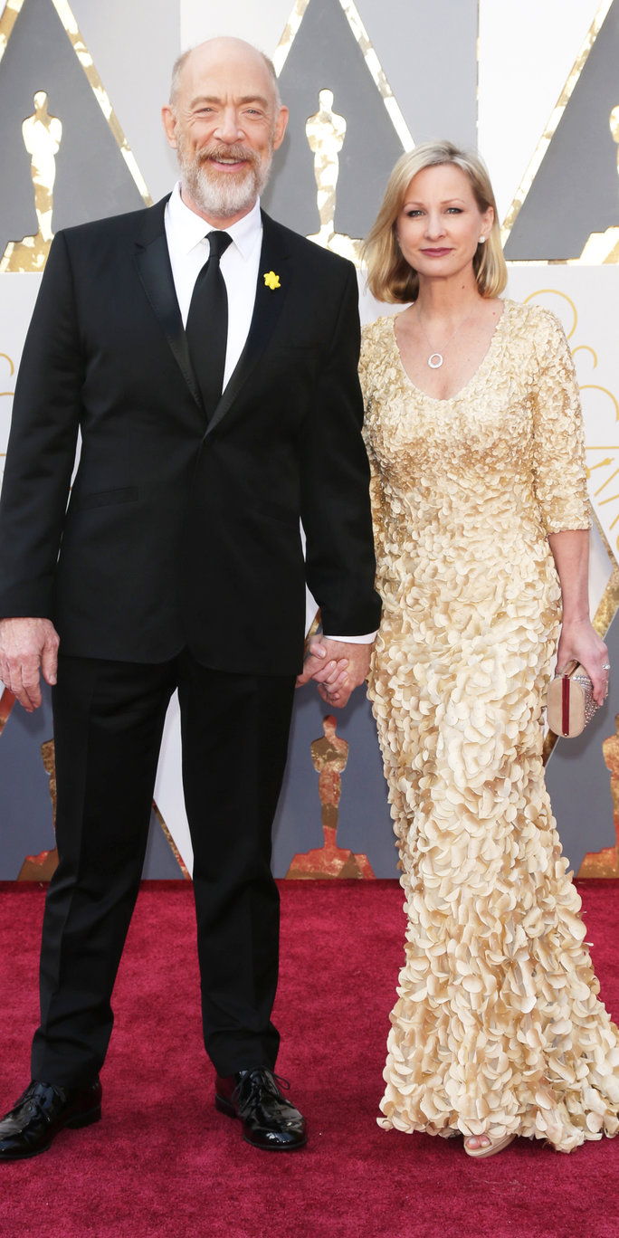 जे K. Simmons and Michelle Schumacher - Oscars 2016