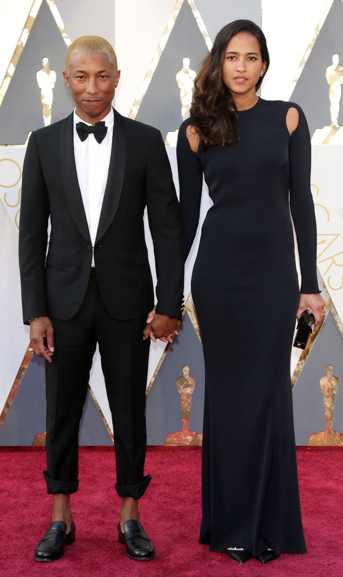 फैरेल Williams and Helen Lasichanh - Oscars 2016