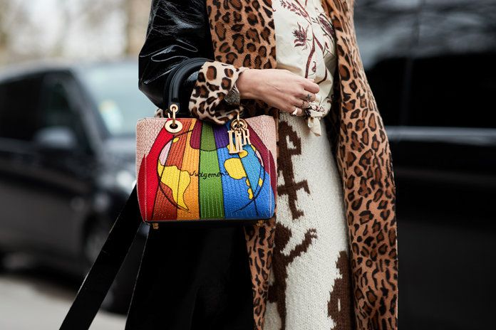में rainbow Dior bag 