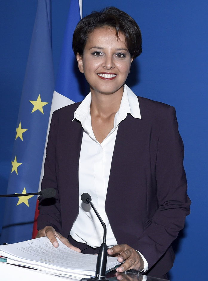 najat Vallaud-Belkacem, France’s education minister 