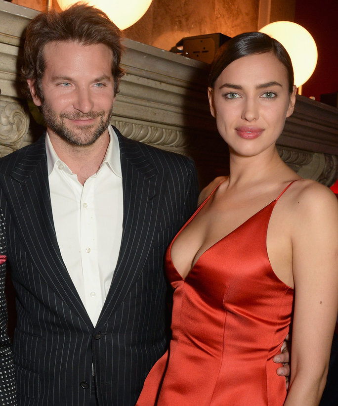 ब्राडली Cooper and Irina Shayk attends the Red Obsession party in Paris to celebrate L'Oreal Paris's partnership with Paris Fashion Week. L'Oreal Paris spokesmodels accessorised with accents of red to celebrate the launch of the new Color Riche La Palette