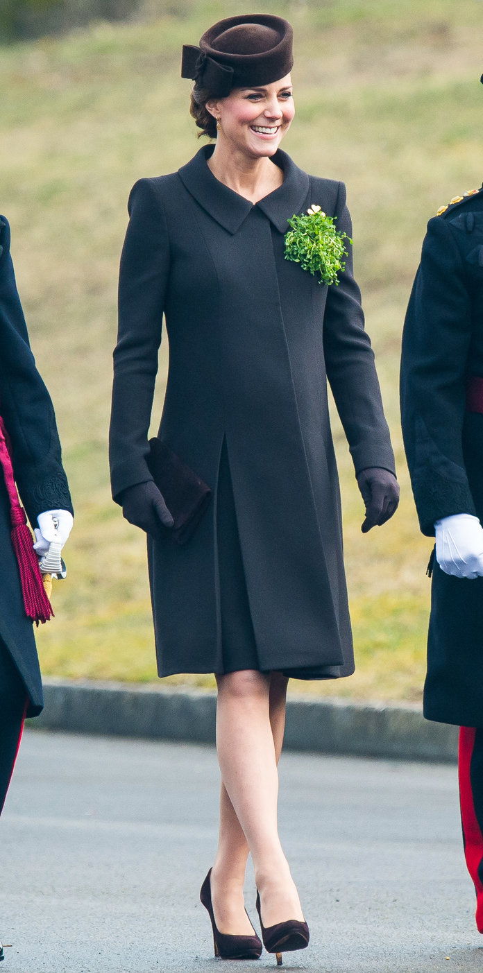  Duke And Duchess Of Cambridge Attend St Patrick's Day Parade At Mons Barracks