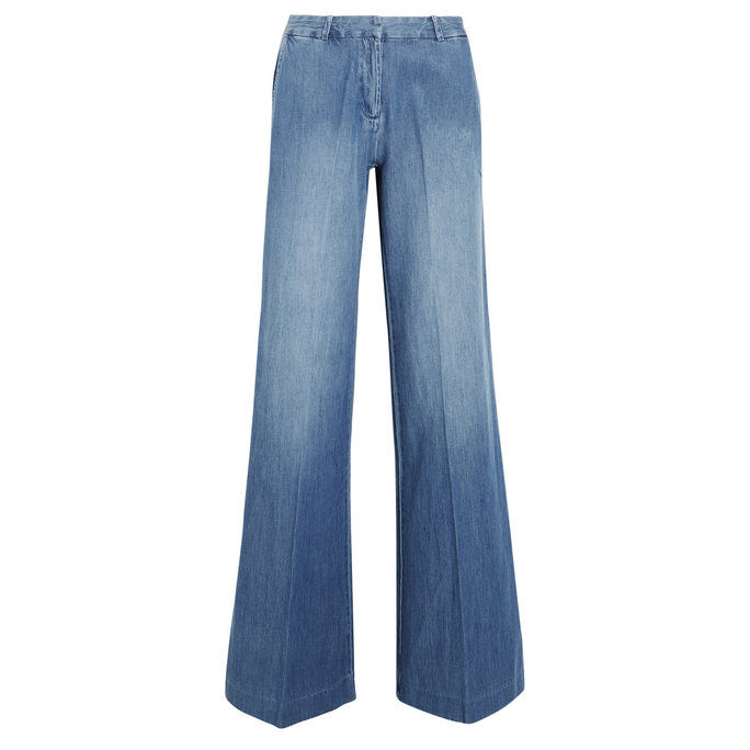 '70s-Inspired High-Waist Wide-Leg Jeans 