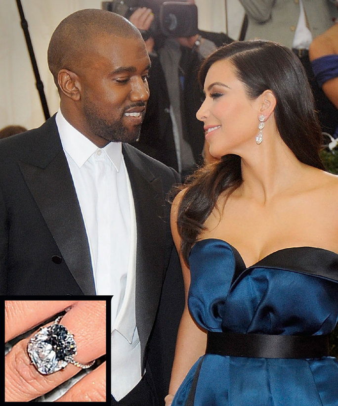 किम Kardashian and Kanye West