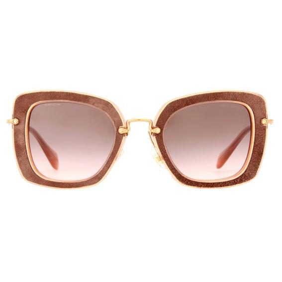 Miu Miu Suede Sunglasses