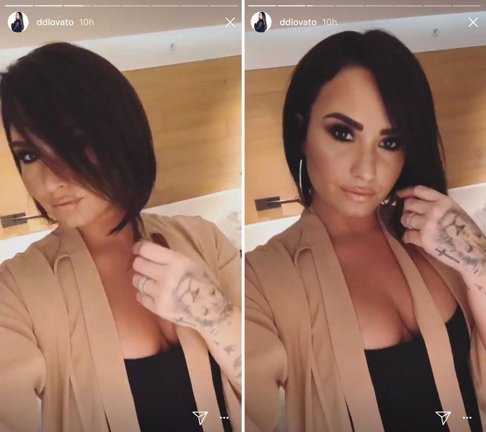 डेमी Lovato Hair