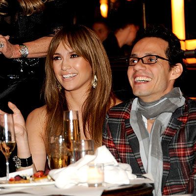श्रेष्ठ of 2009 Top 10 Celebrity Party Playlists - Jennifer Lopez - Marc Anthony - TopShop New York City opening