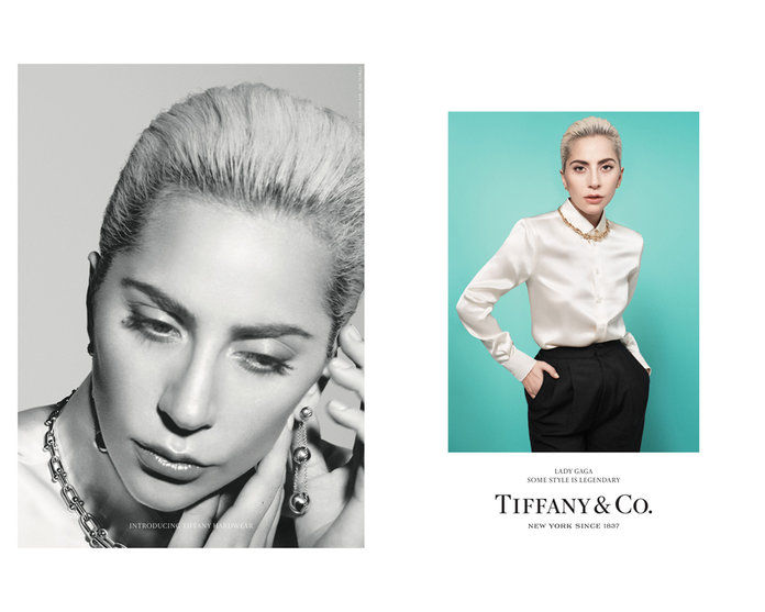 ผู้หญิง Gaga Tiffany & Co. Campaign