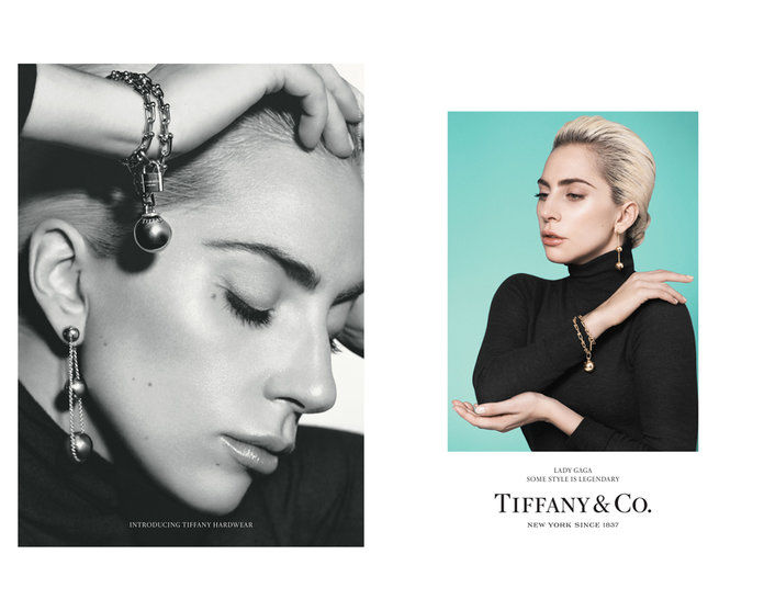 ผู้หญิง Gaga Tiffany & Co. Campaign