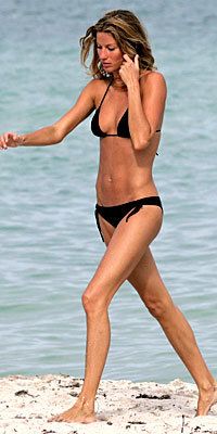 Gisele Bundchen, bikini, Gunnar Peterson, star bikinis, fitness