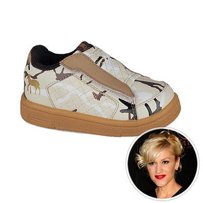 मेमना।, Gwen Stefani, Kingston Rossdale, baby shoes