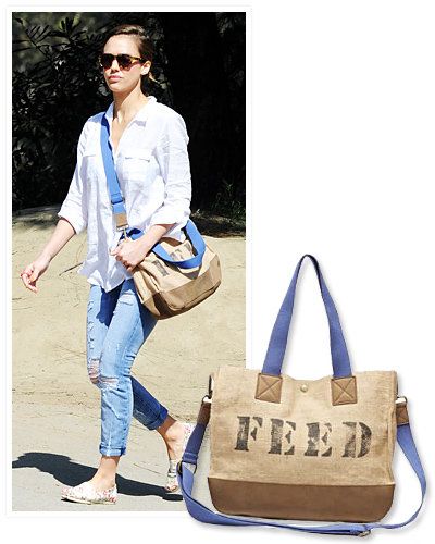 जेसिका Alba's FEED Bag