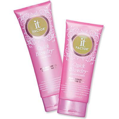  Wow Factor - It Factor Quick Blowdry Shampoo and Conditioner for Medium to Coarse Hair