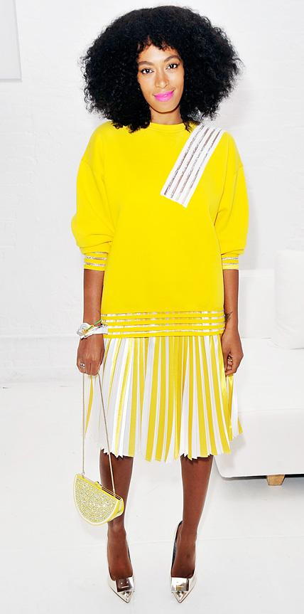 Solange Knowles in Christopher Kane