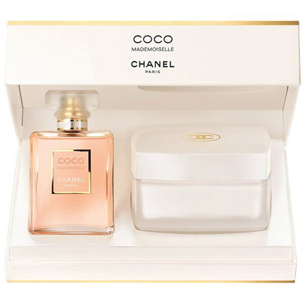 ชาแนล Coco Mademoiselle Eau De Parfum Spray & Body Cream Coffret 