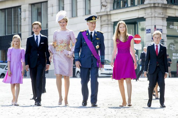 เจ้าหญิง Elisabeth and Eleonore and Princes Gabriel and Emmanuel of Belgium