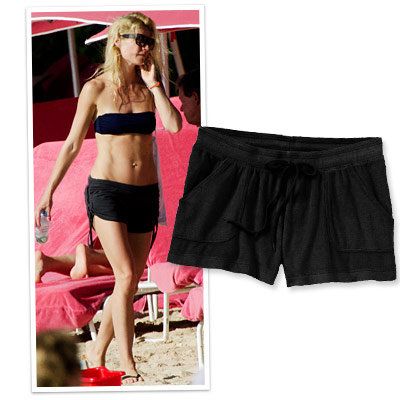 काली - shorts - terry - gwyneth paltrow - old navy - beach cover up