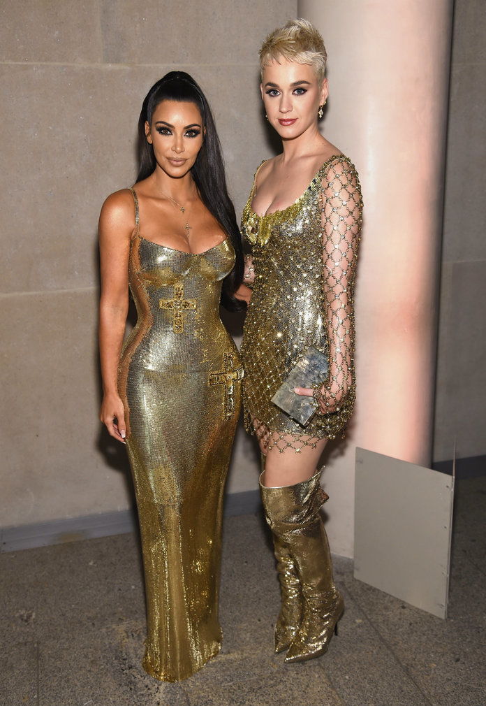 कैटी Perry and Kim Kardashian Met Gala - Lead