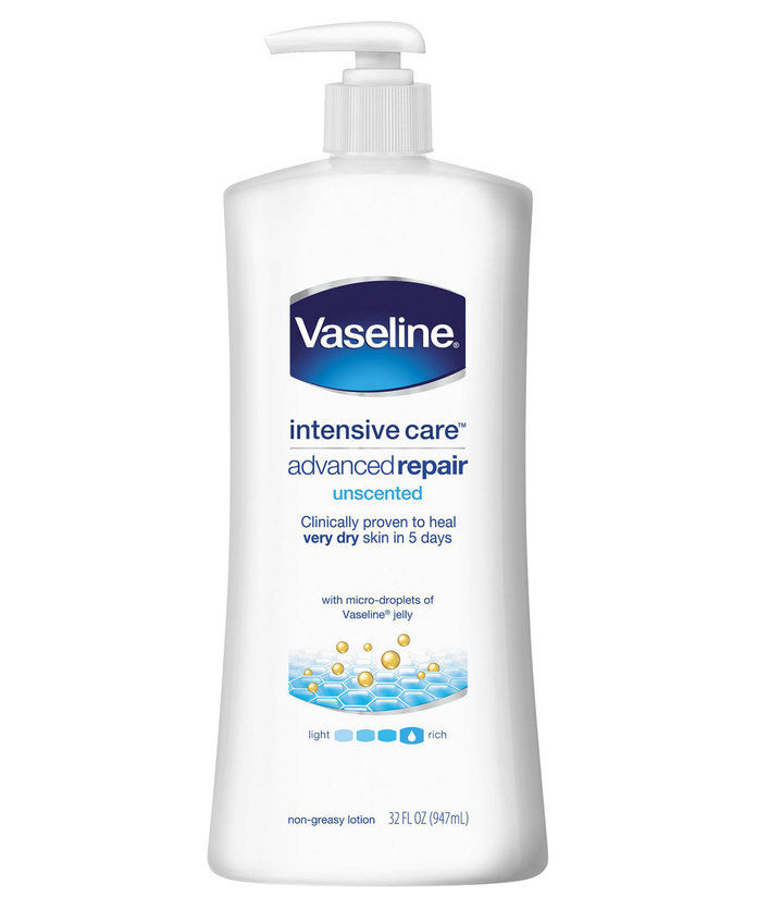वेसिलीन intensive care advanced repair unscented lotion