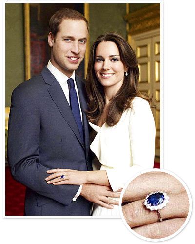 केट Middleton - Prince William - Sapphire Engagement Rings