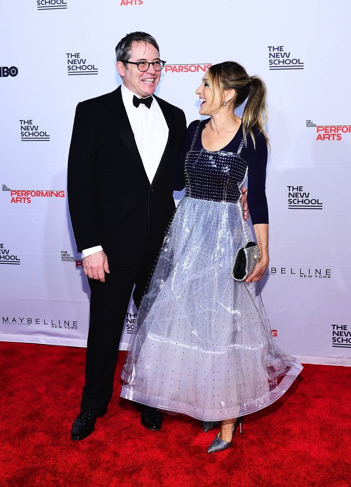 मैथ्यू Broderick and Sarah Jessica Parker; married for 19 years. 