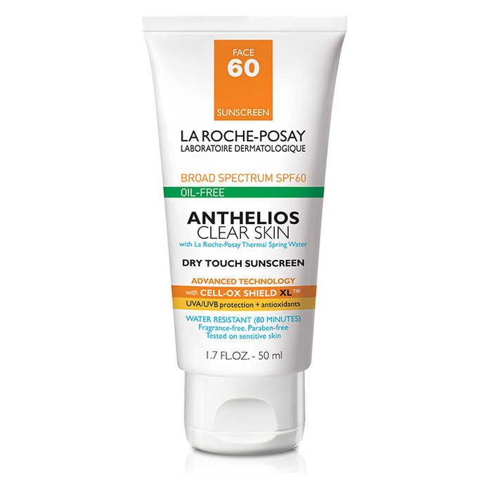 ลา Roche-Posay Anthelios Clear Skin Oil Free Dry Touch Sunscreen Lotion 